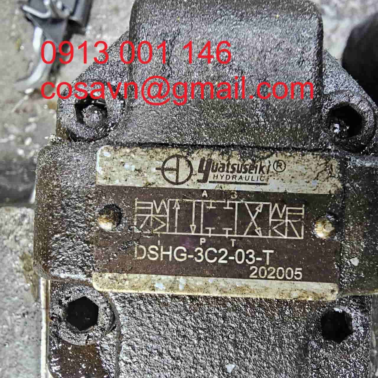 Van điều hướng vận hành bằng van điện từ, điều khiển bằng van phụ Yuatsuseiki DSHG-3C2-03-T DSHG-3C2-03-T